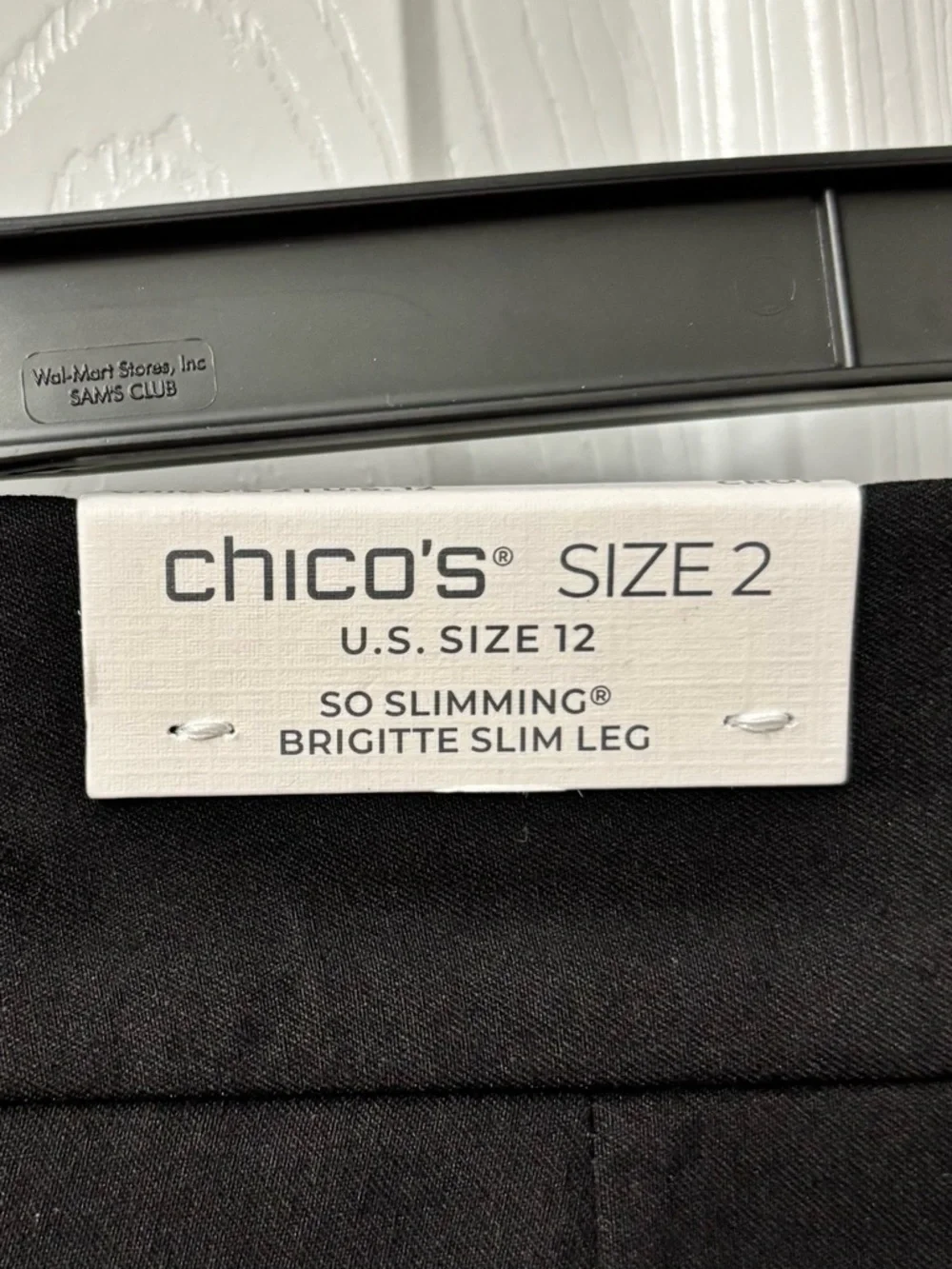 NWT Chico’s So Slimming Crop Brigitte Slim Leg Black Women’s Size 12 Chicos 2 - Picture 6 of 7